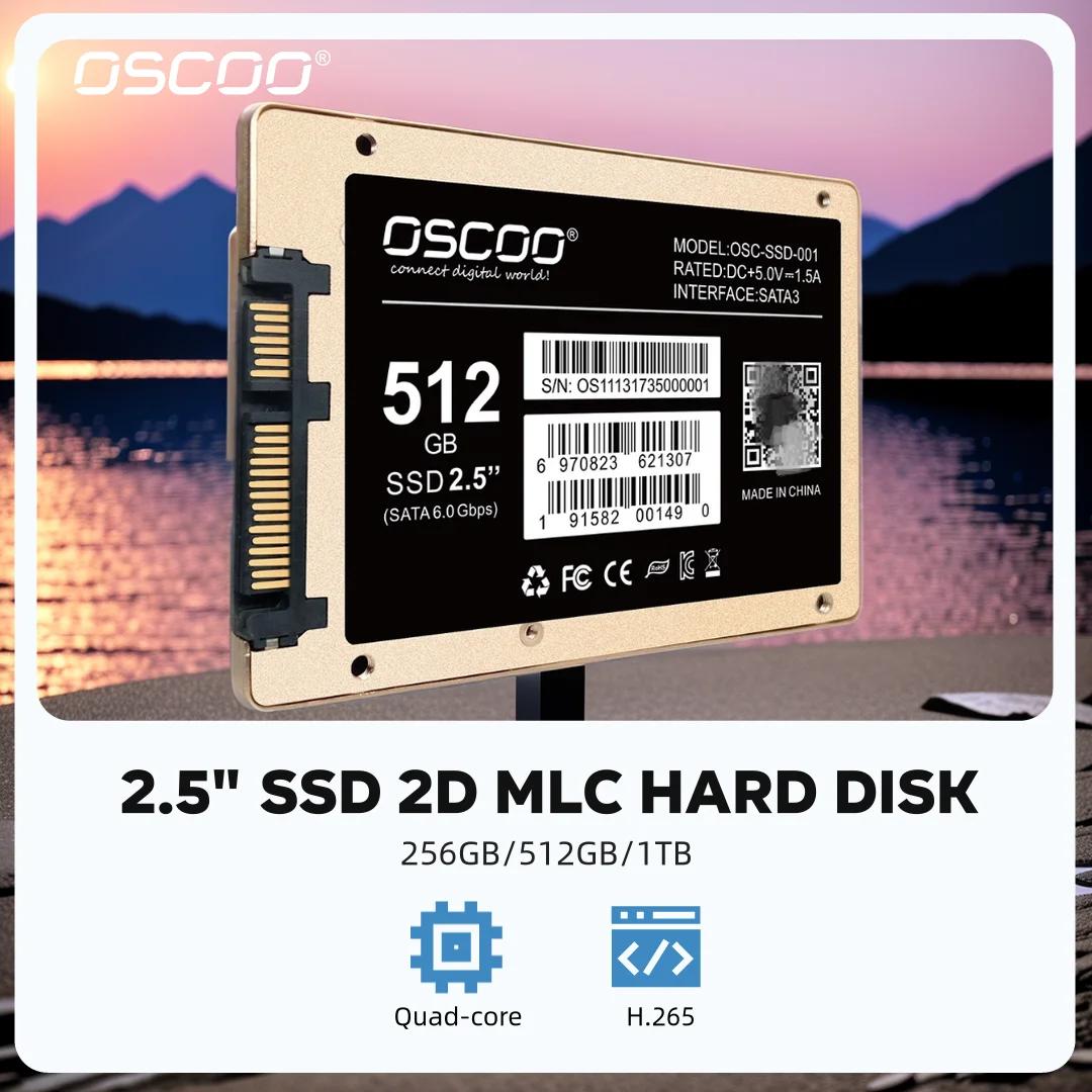 OSCOO ũž ƮϿ ָ Ʈ ũ, SATA SSD  ø ϵ ũ, 2D MLC  ÷, 640TBW, 512GB, 2.5 ġ